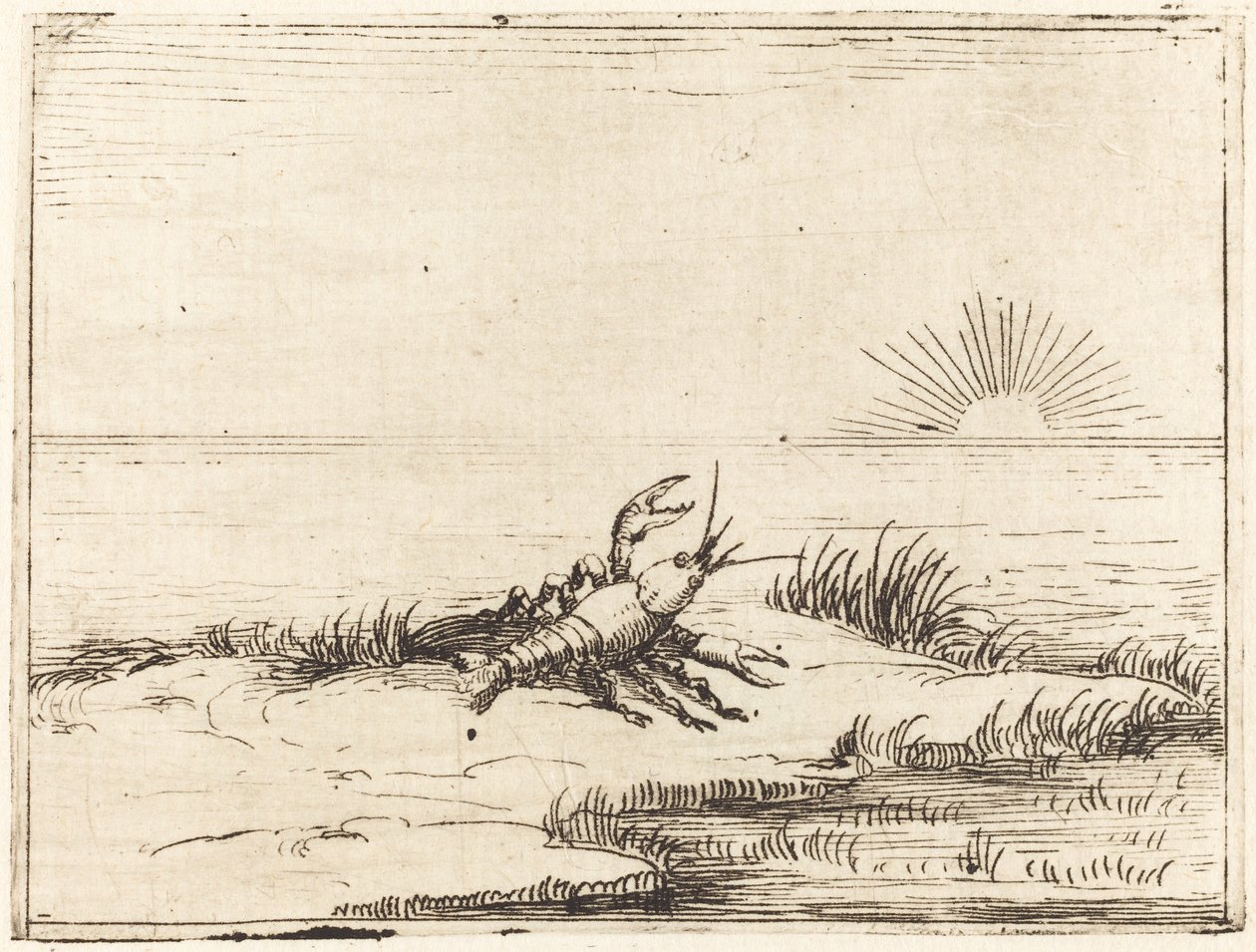 Kreps ser på solen av Jacques Callot