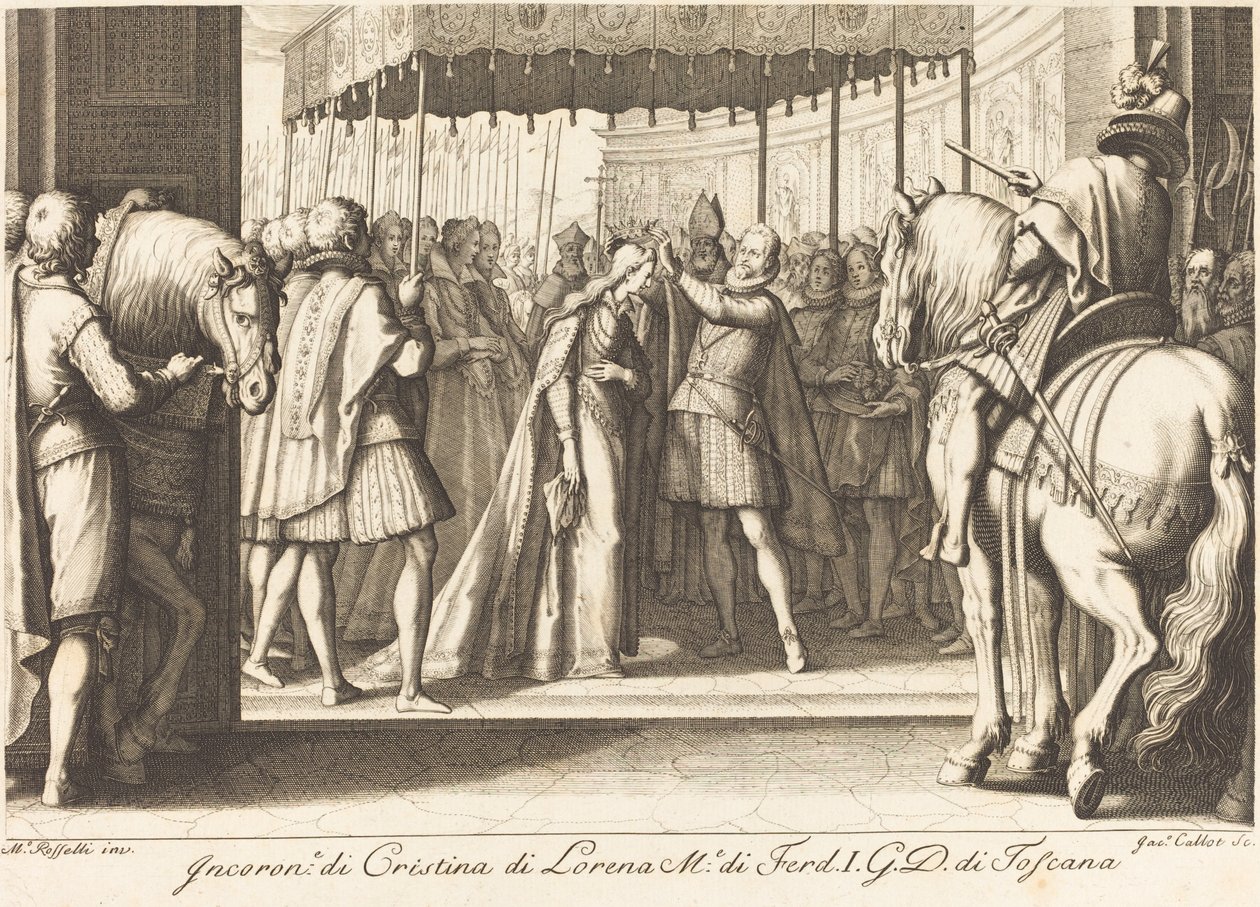 Kroning av storhertuginnen av Jacques Callot