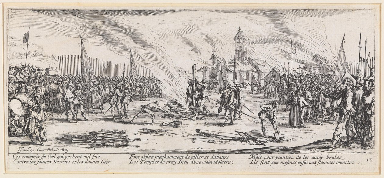 Bålet av Jacques Callot