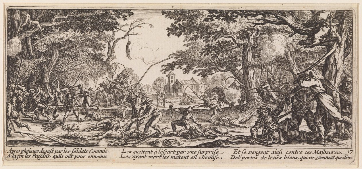 Bøndenes gjengjeldelse av Jacques Callot