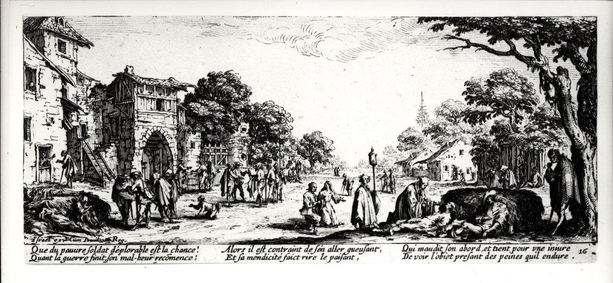 Death by the Roadside, plate 16 fra 