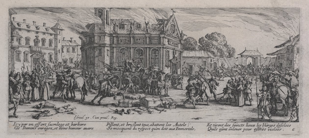 Ødeleggelse av et kloster (Dévastation d