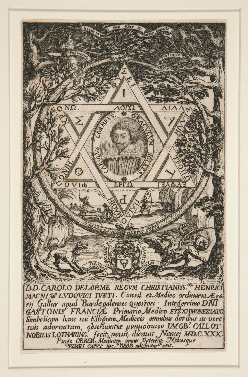 Dieudonne-Charles Delorme (Portrett av Charles Delorme) av Jacques Callot