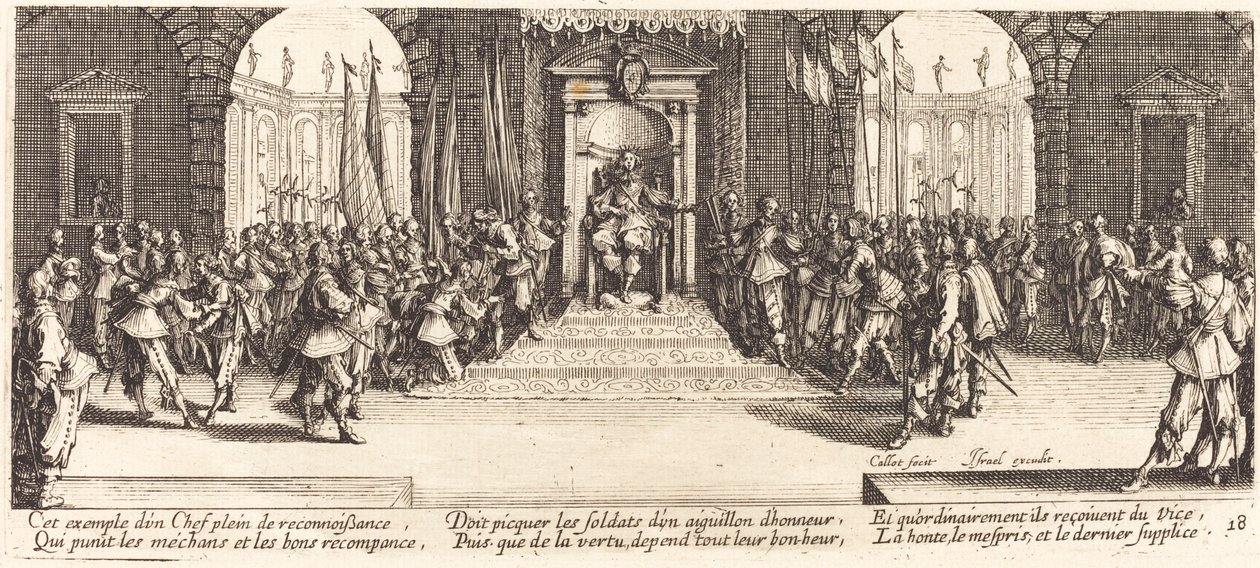 Utdeling av belønninger av Jacques Callot