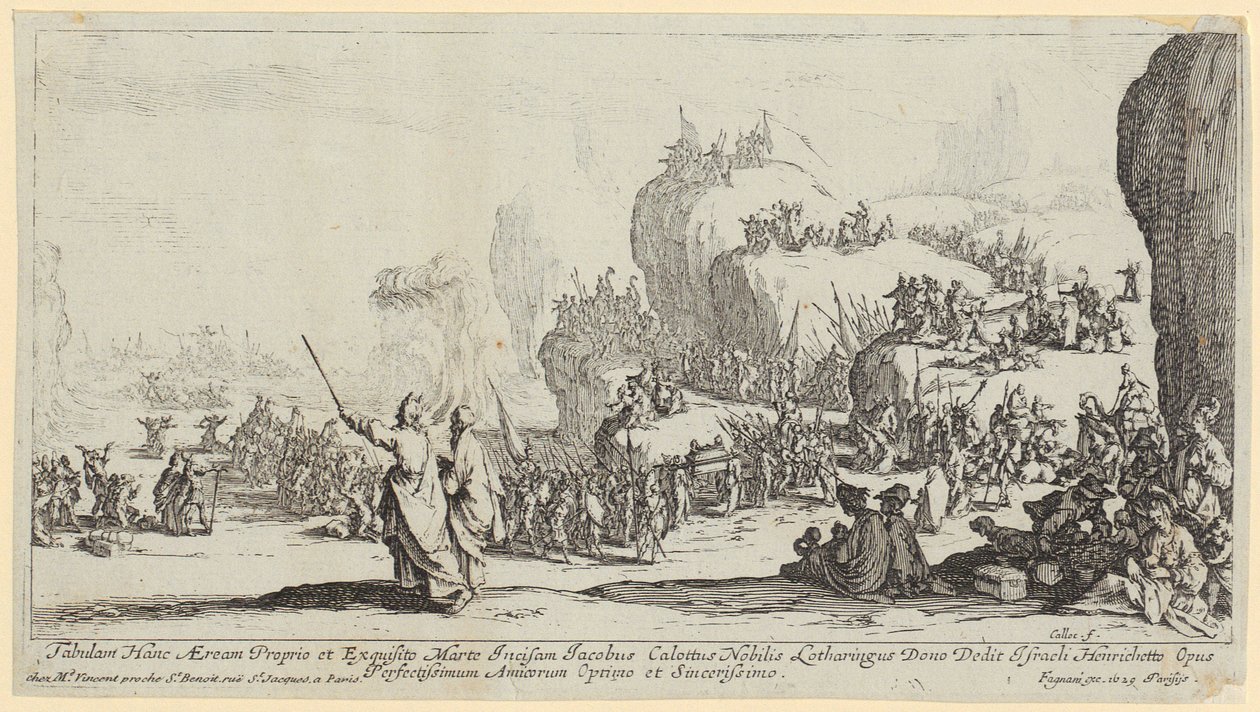 Kryssing av Rødehavet av Jacques Callot