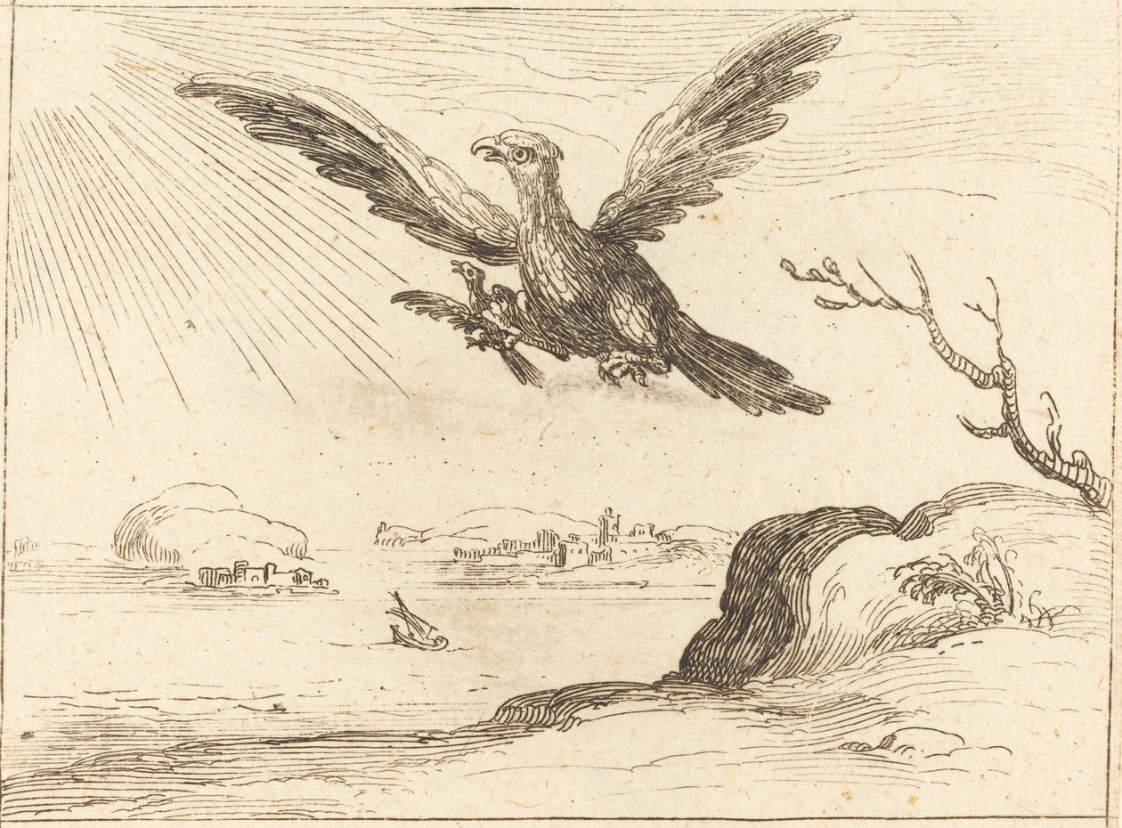 Eagle og Young. av Jacques Callot