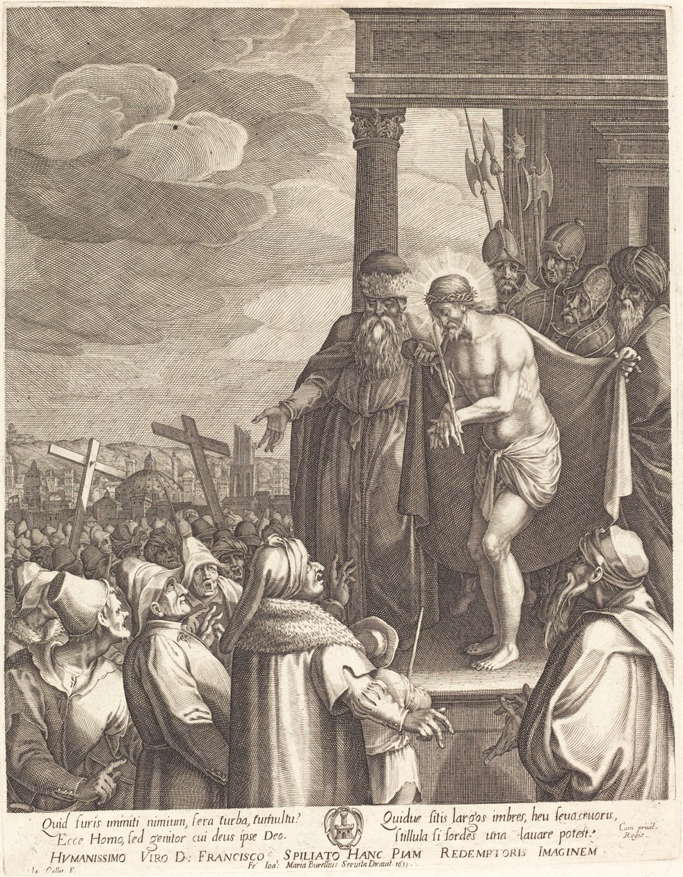 Se mannen, 1613 av Jacques Callot