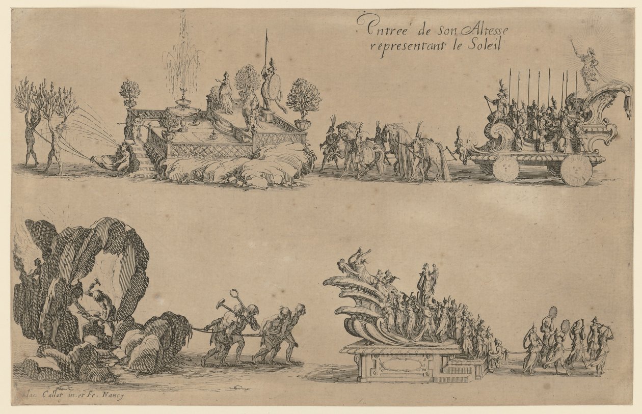 Hertug Karl IVs inntog av Jacques Callot