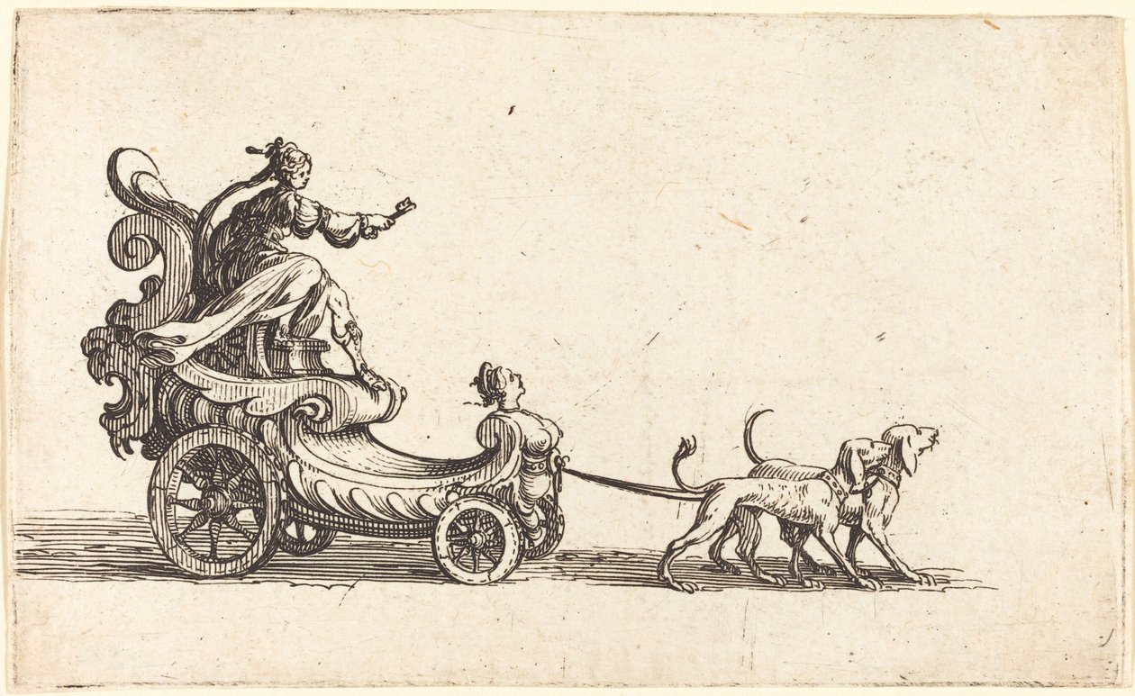 Inntreden av Monseigneur Henry de Lorraine, Marquis de Moy, under navnet Pirandre av Jacques Callot