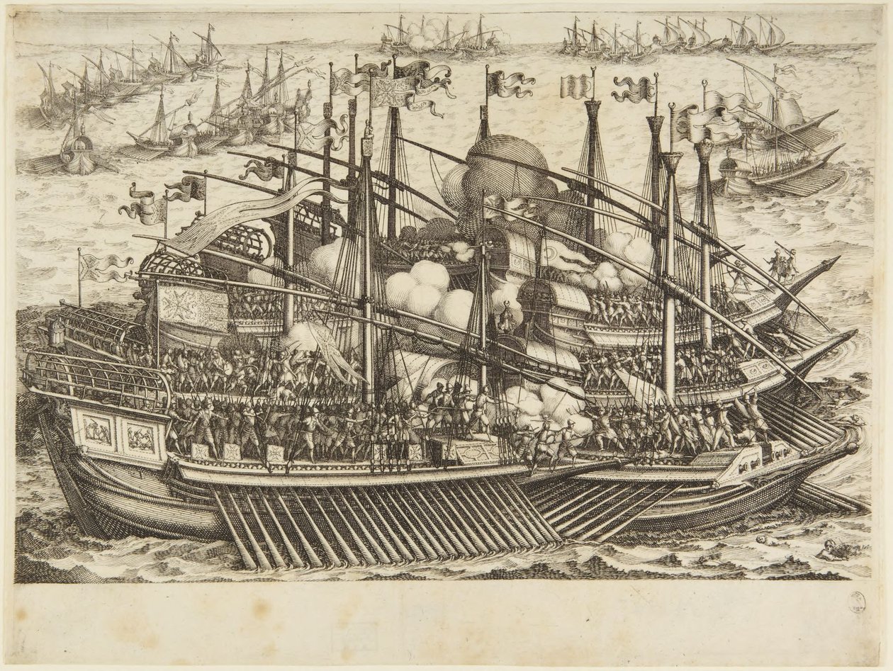 Første sjøslag av Jacques Callot