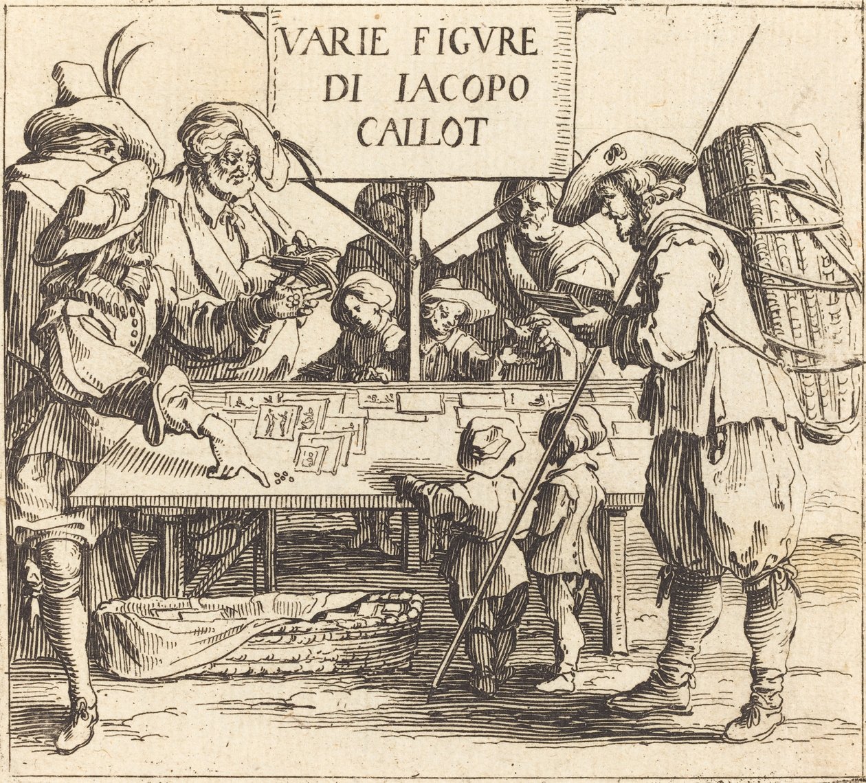 Frontispice for "Varie Figure" av Jacques Callot