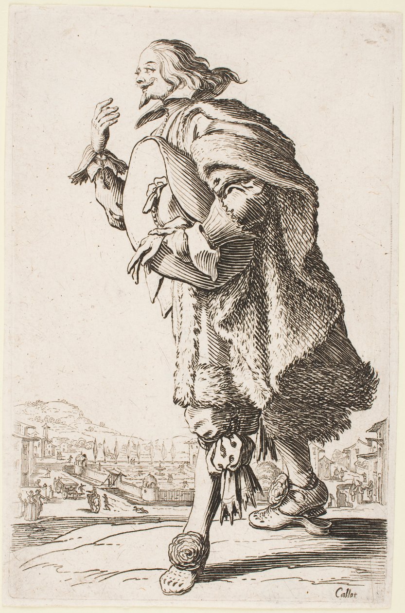 Gentleman Bowing, fra serien "The Nobility of Lorraine" av Jacques Callot