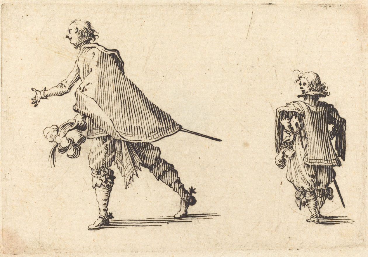 Gentleman og hans side av Jacques Callot