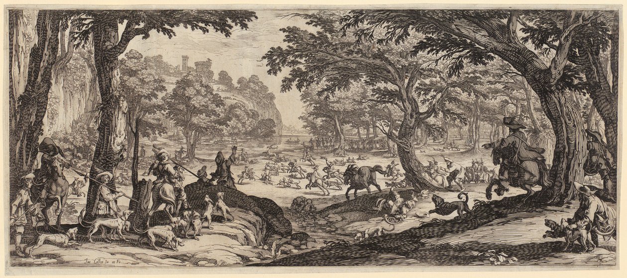Den store jakten av Jacques Callot
