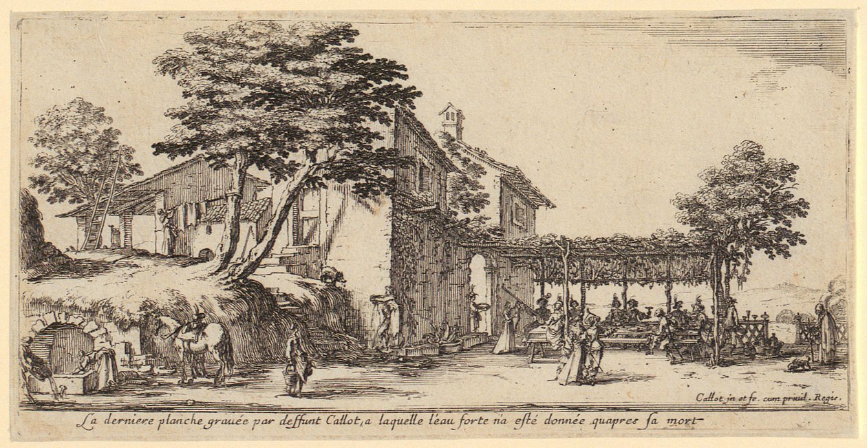 Den hellige Thaddäus eller den hellige Judas, blad 16 i serien «Jesus, de tolv apostlene og Maria» av Jacques Callot
