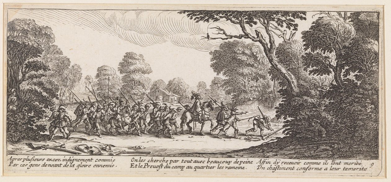 Frakt av fangene av Jacques Callot