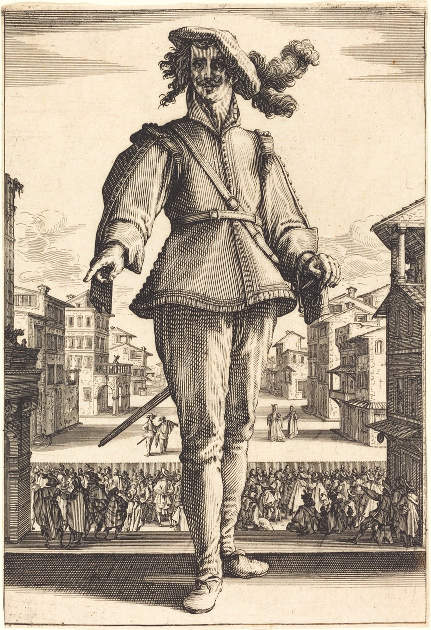 Kapteinen, eller elskeren av Jacques Callot