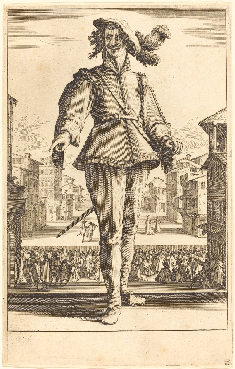 Kapteinen, eller elskeren av Jacques Callot