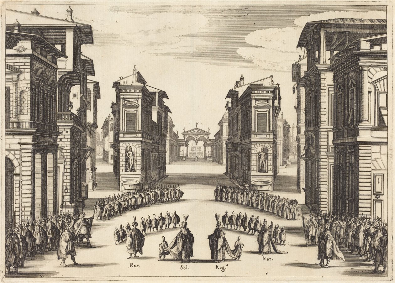 Il Solimano, akt II av Jacques Callot