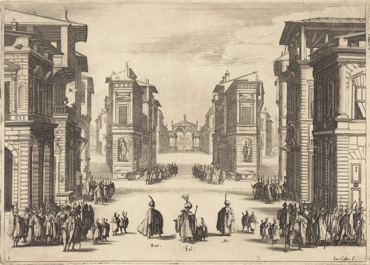 Il Solimano, akt I av Jacques Callot