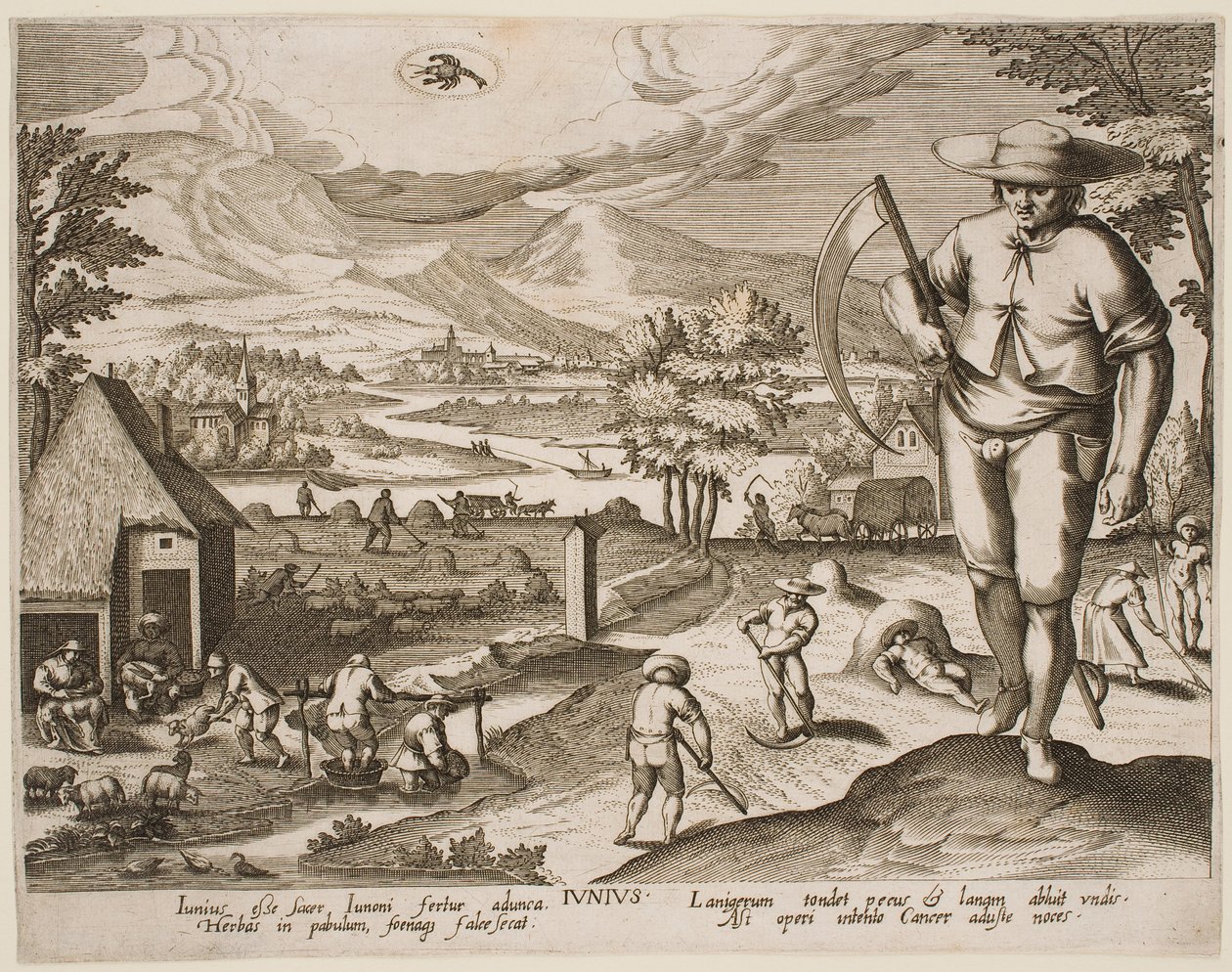 Juni, fra serien «Månedene» av Jacques Callot