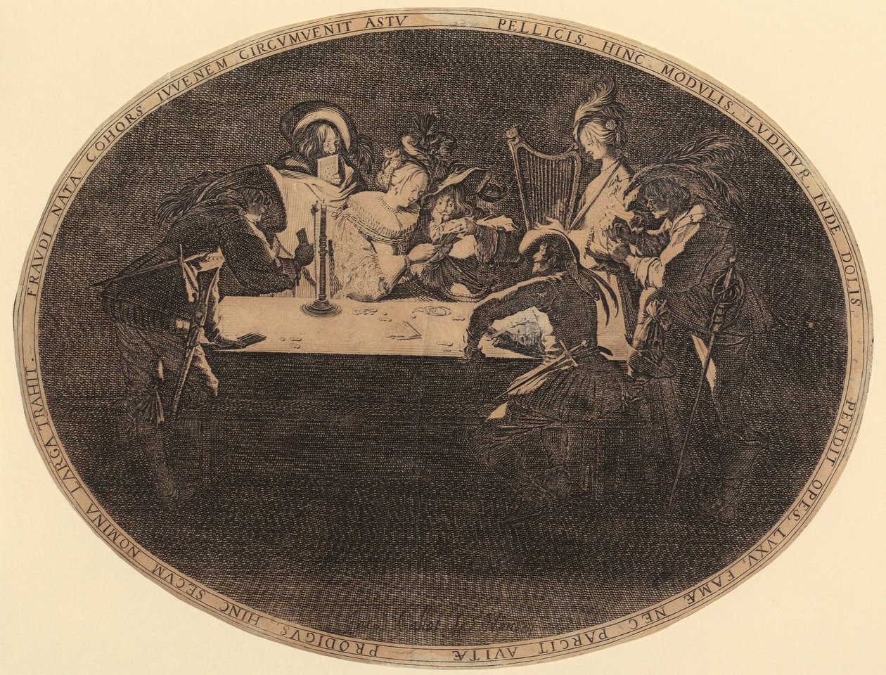 Kortspillere av Jacques Callot