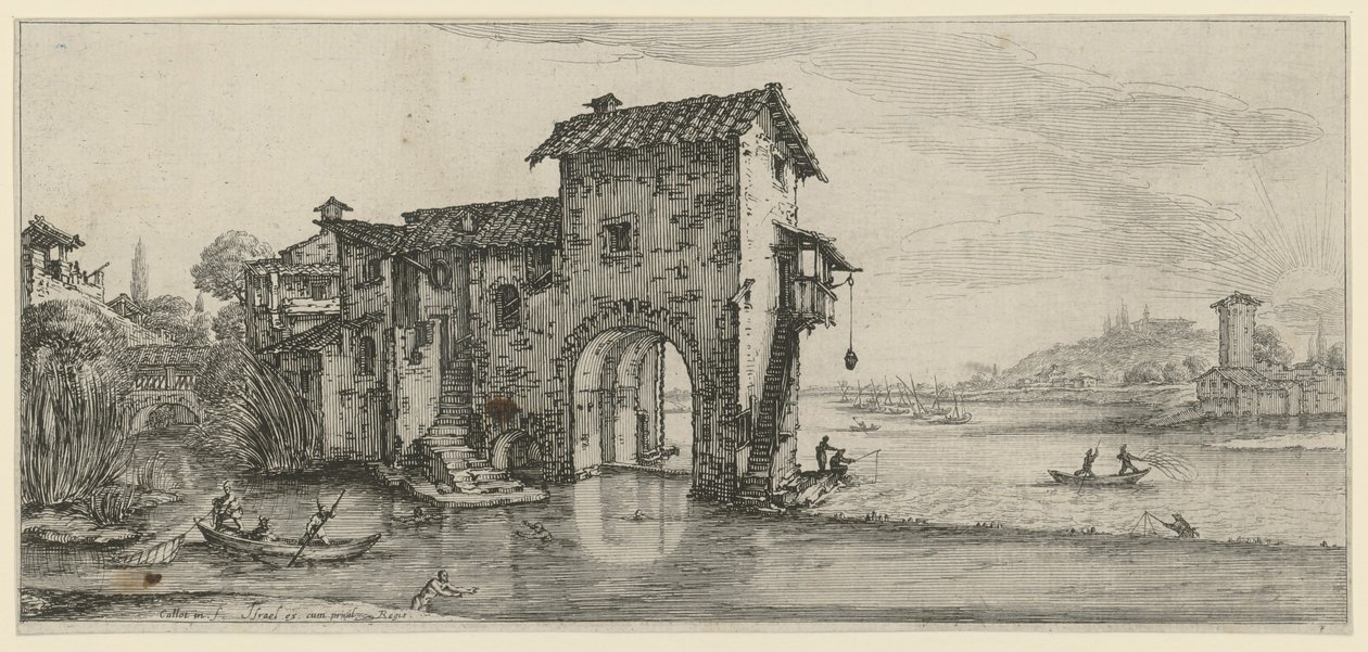 Liten havn av Jacques Callot