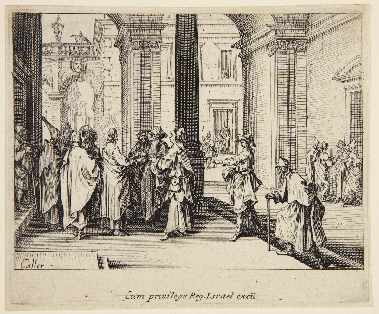 Cæsars denar av Jacques Callot