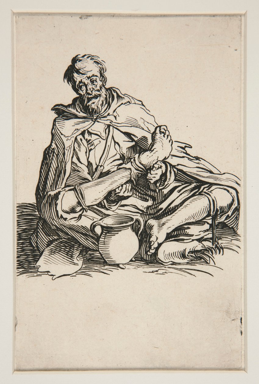 Malingreux - nr. 13 av Les Gueux av Jacques Callot
