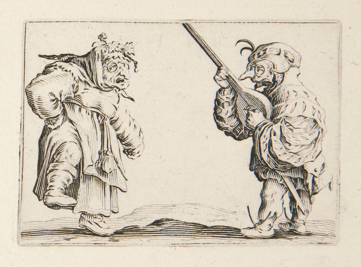 Les Caprices, sett med 50 stk av Jacques Callot