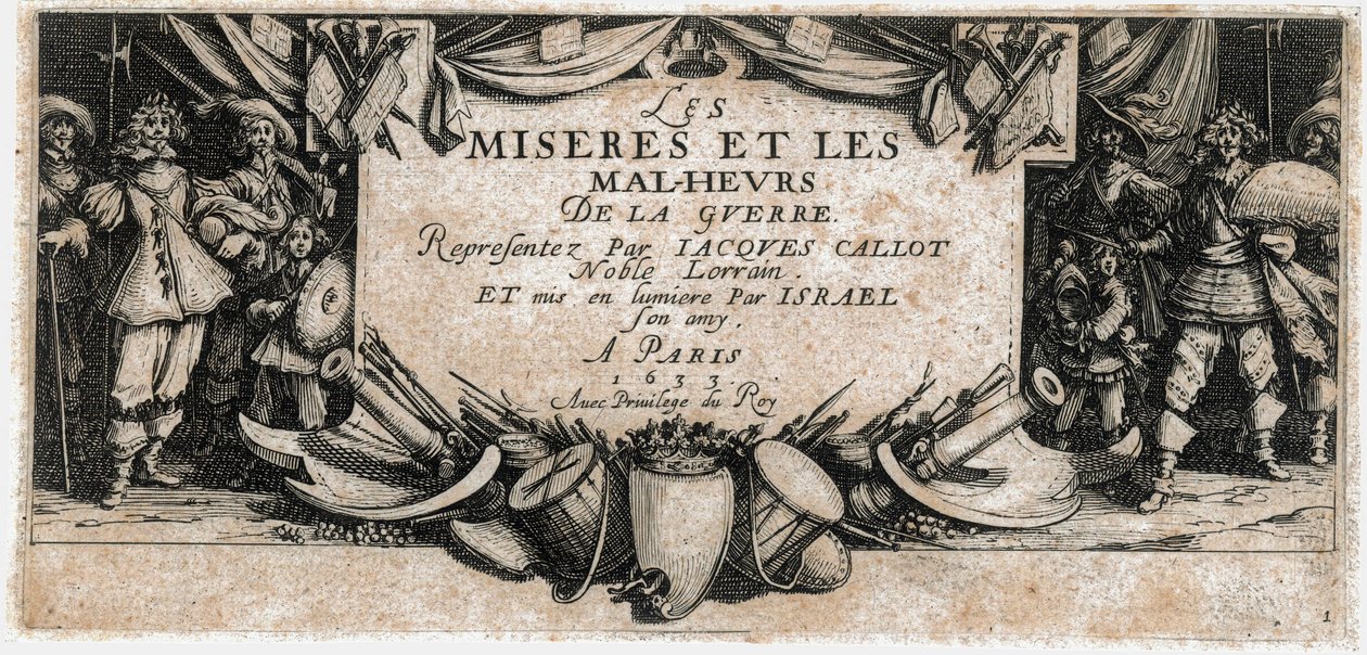 Krigens elendigheter og ulykker (gravering) av Jacques Callot
