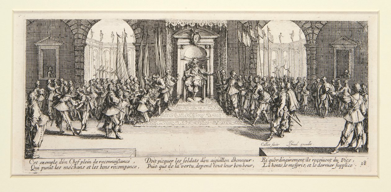 The Miseries and Misfortunes of War - sett med 18 etsninger av Jacques Callot