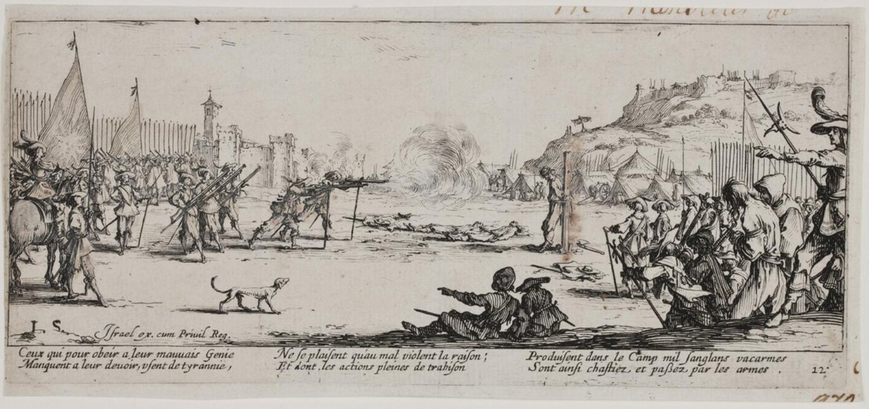 The Miseries and Misfortunes of War (blad 12) av Jacques Callot