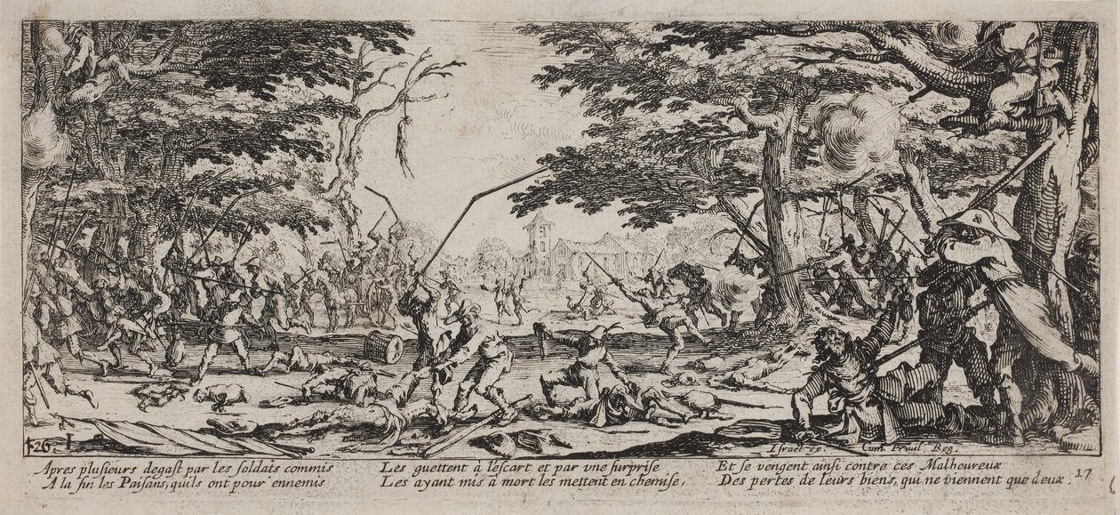 The Miseries and Misfortunes of War (blad 17) av Jacques Callot