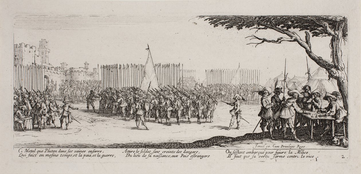 The Miseries and Misfortunes of War (blad 2) av Jacques Callot