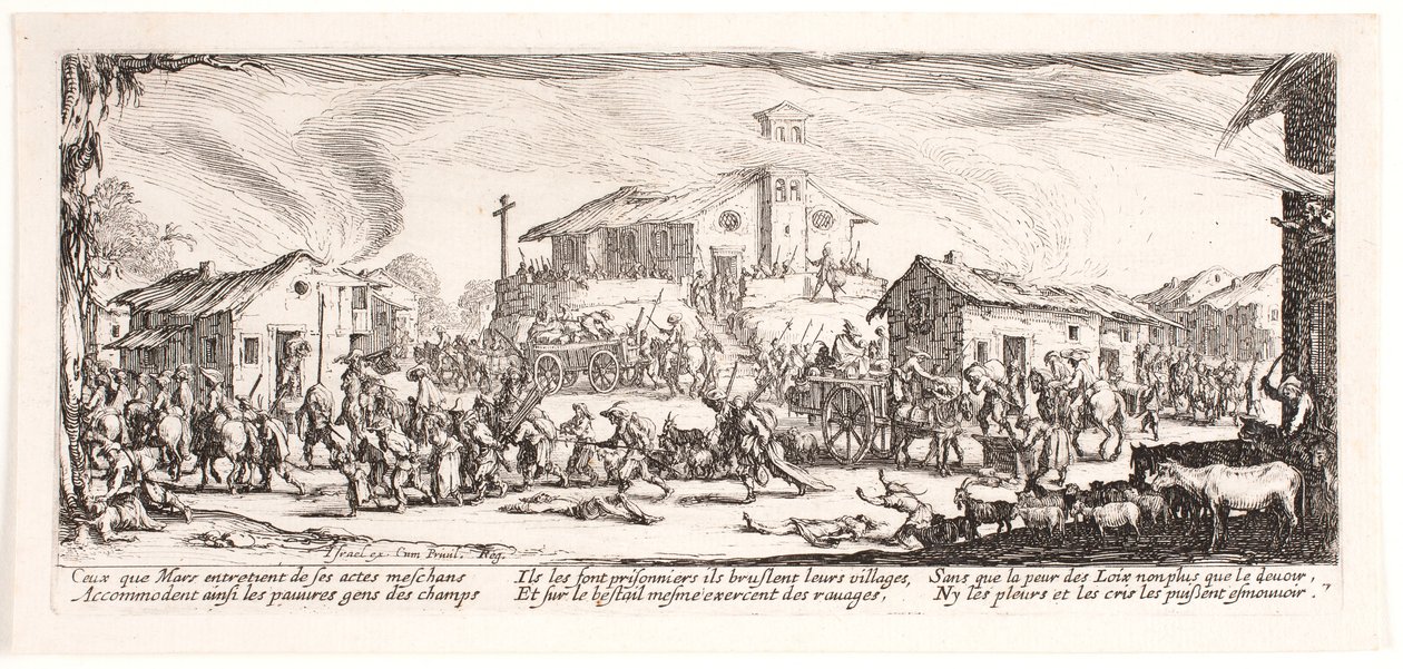 The Miseries and Misfortunes of War (blad 7) av Jacques Callot
