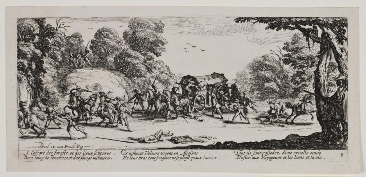 The Miseries and Misfortunes of War (blad 8) av Jacques Callot