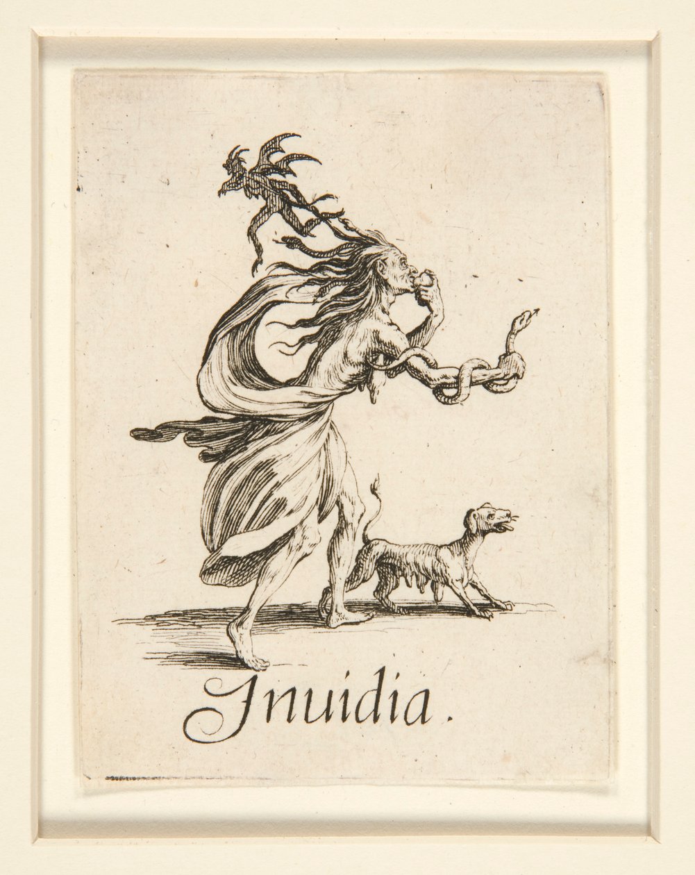 Les Peches Capitales (De syv dødssynder): The av Jacques Callot