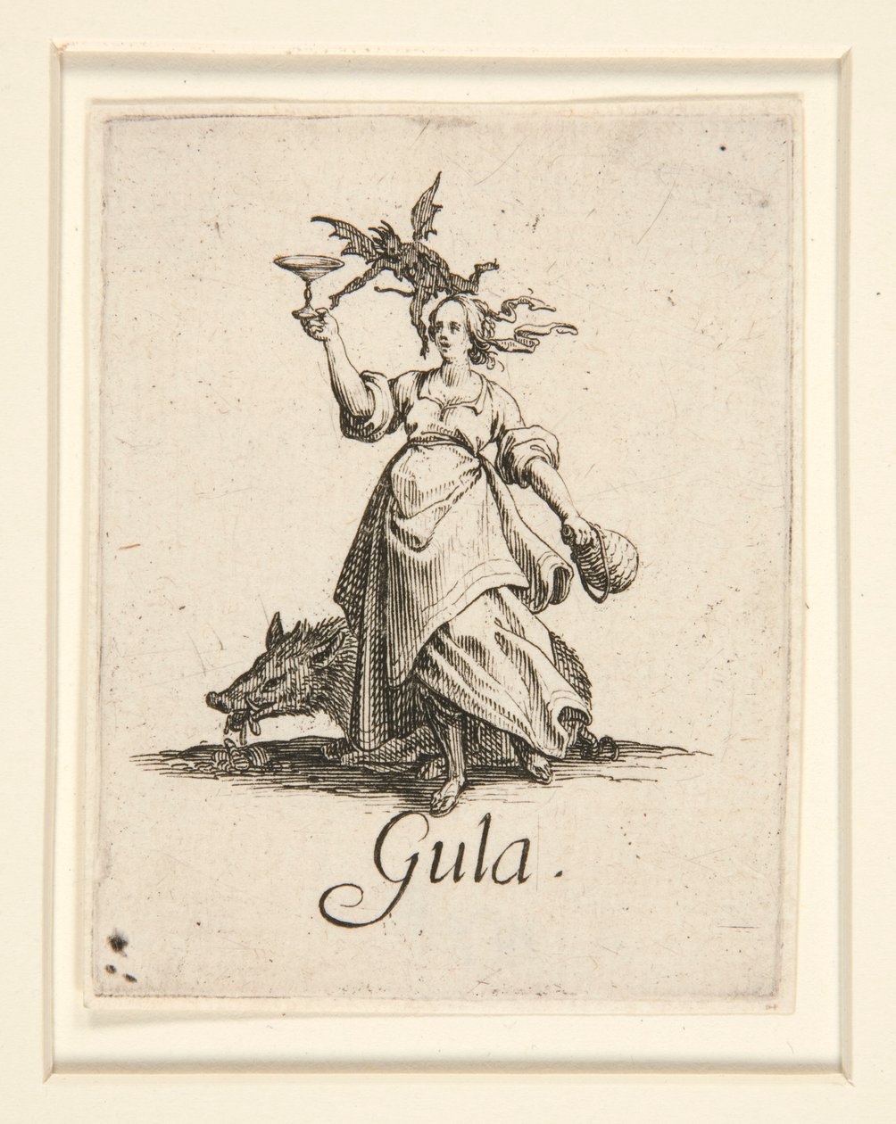 The Seven Deadly Sins: La Gourmandise (Gluttony) av Jacques Callot