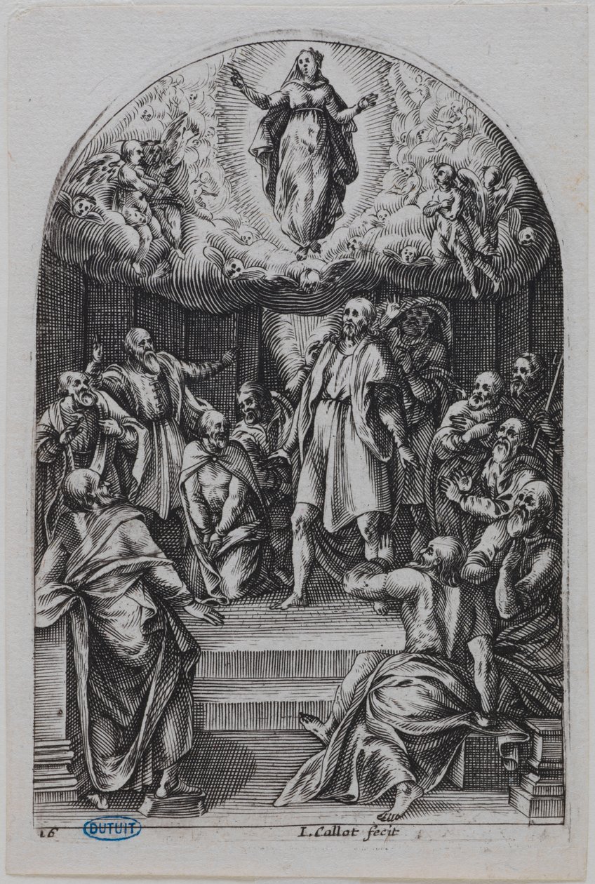 Rome-maleriene, Jomfru Marias himmelfart av Jacques Callot