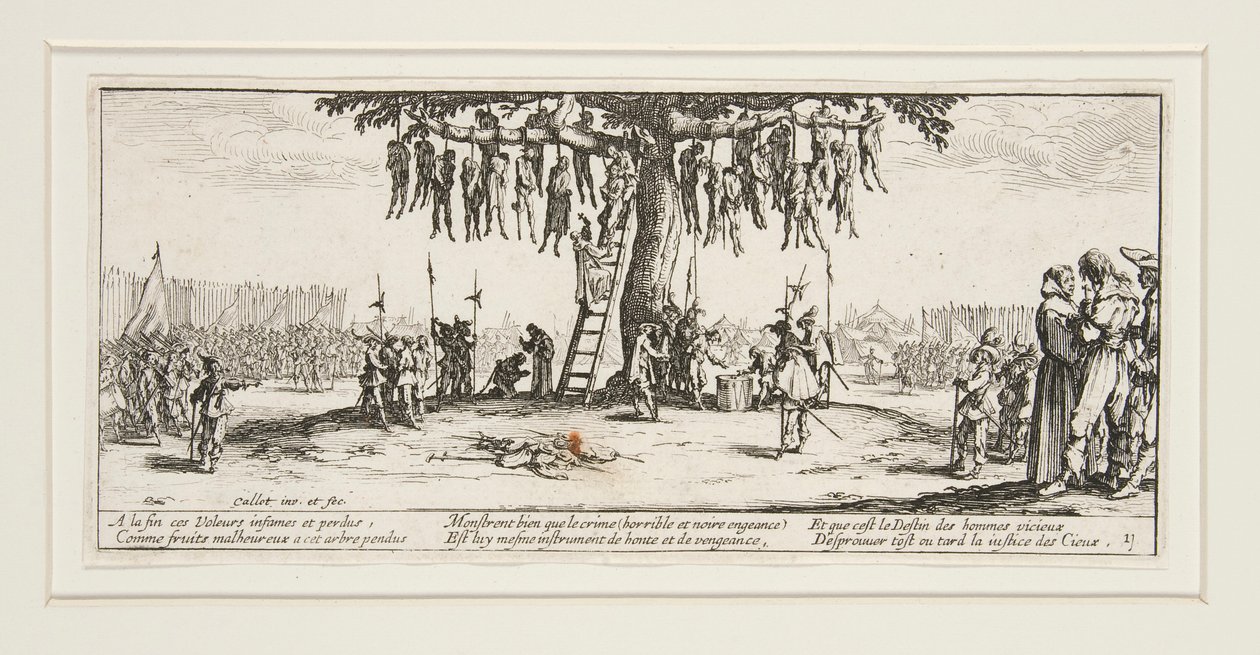 Krigens store elendighet: N. 11 - Hengingen av Jacques Callot