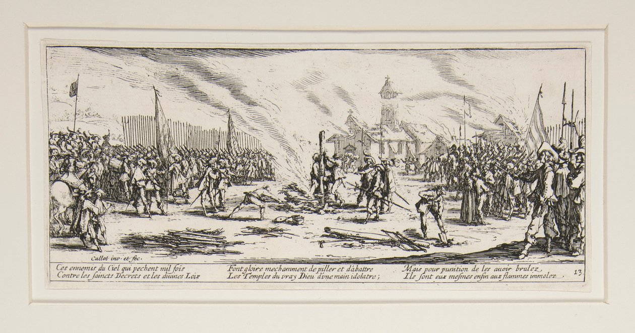 Krigens store elendighet: nr. 13 - Staven av Jacques Callot