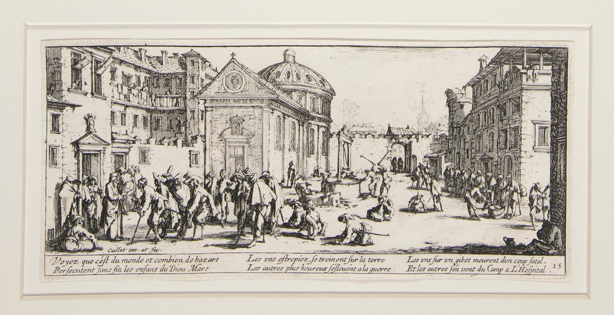 Krigens store elendighet: nr. 15 - L av Jacques Callot