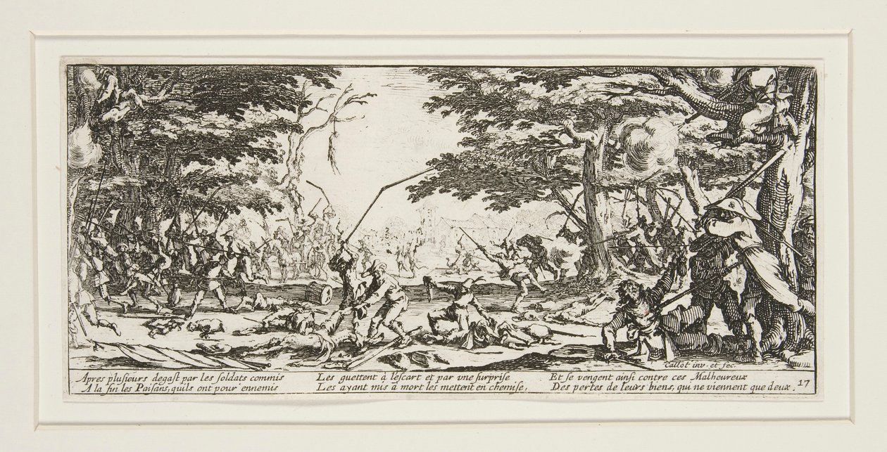 Krigens store elendighet: N. 17 - Bøndernes hevn av Jacques Callot