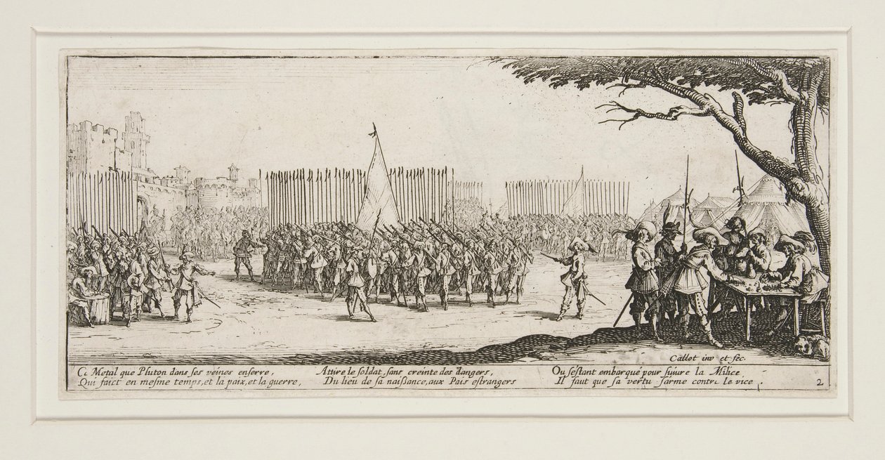 Krigens store elendighet: nr. 2 - L av Jacques Callot