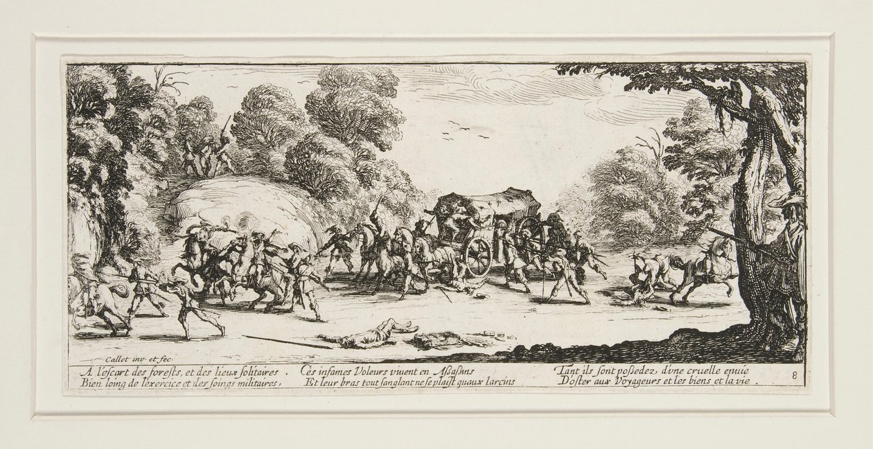 Krigens store elendighet: nr. 8 - L av Jacques Callot