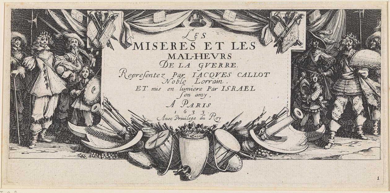 Krigens elendighet og ulykker av Jacques Callot