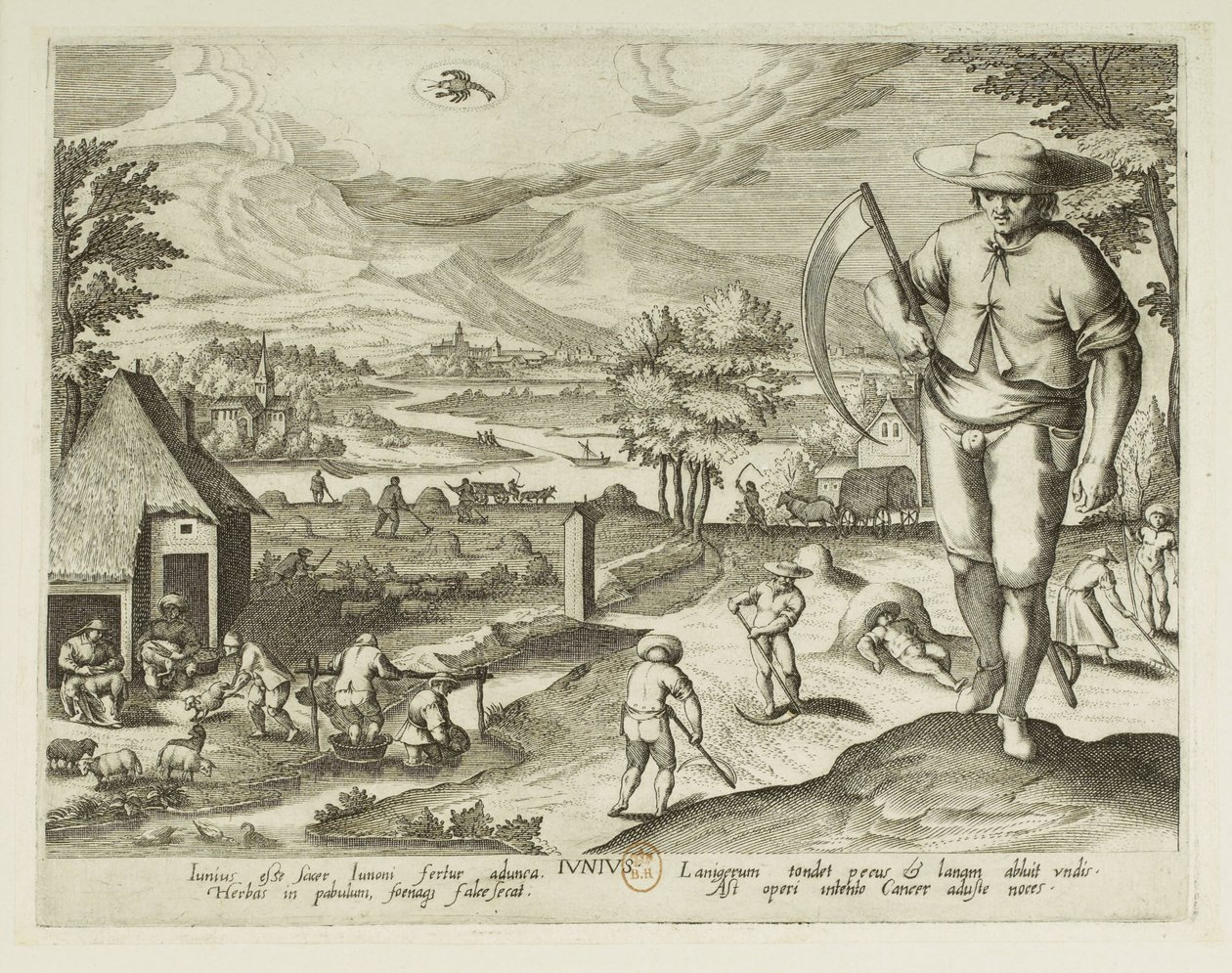 Månedene. 6. juni av Jacques Callot