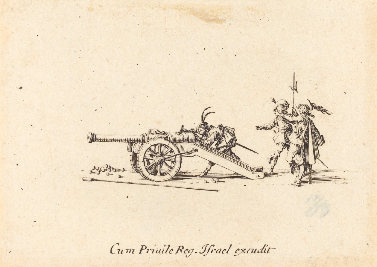 Laster kanonen av Jacques Callot