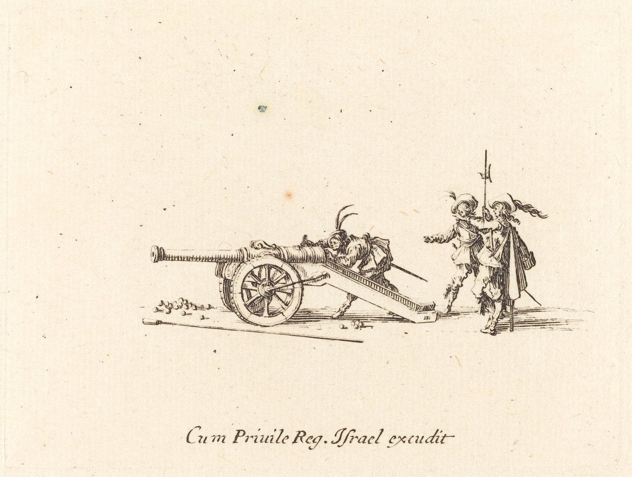 Laster kanonen av Jacques Callot